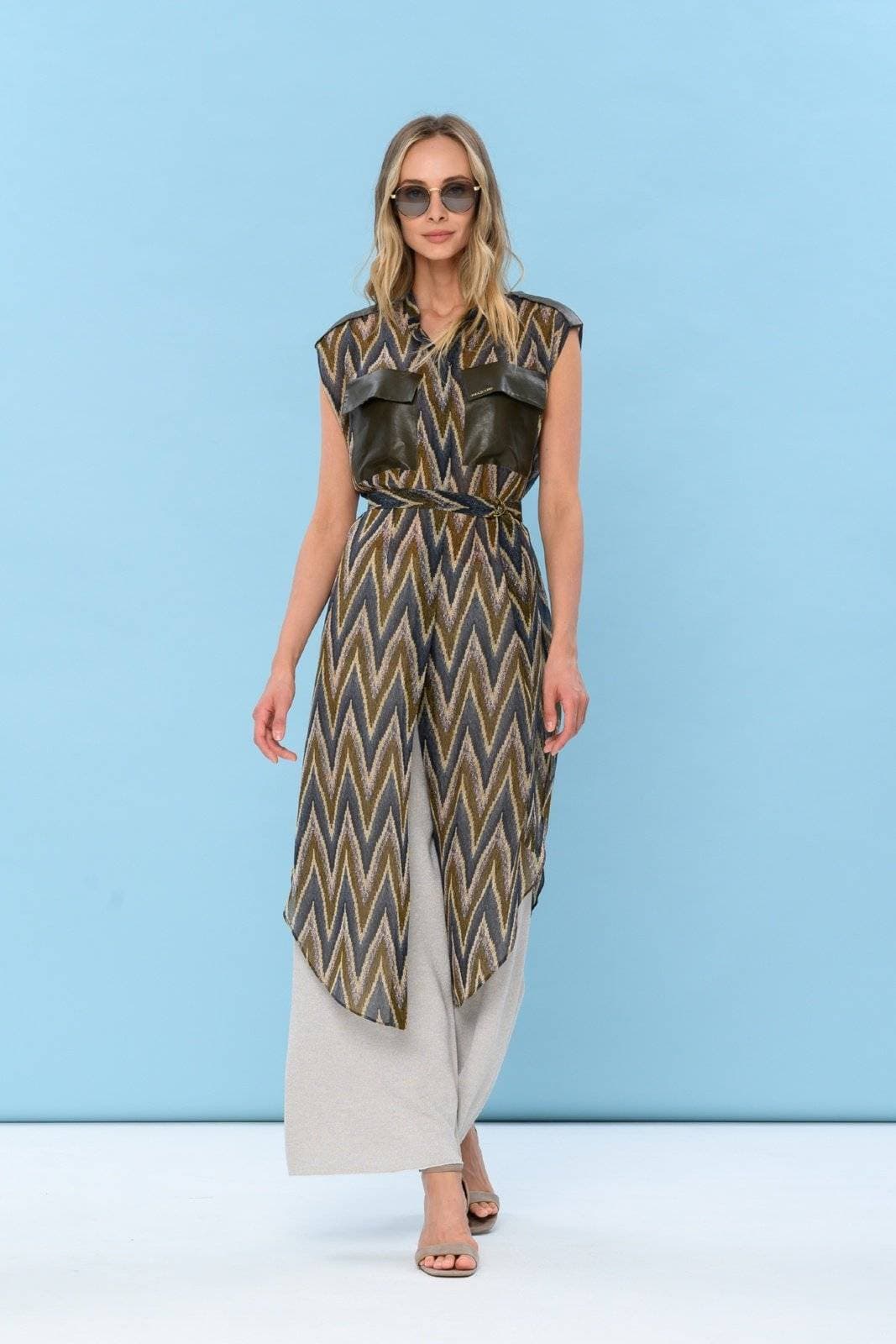 туника из нежного шифона