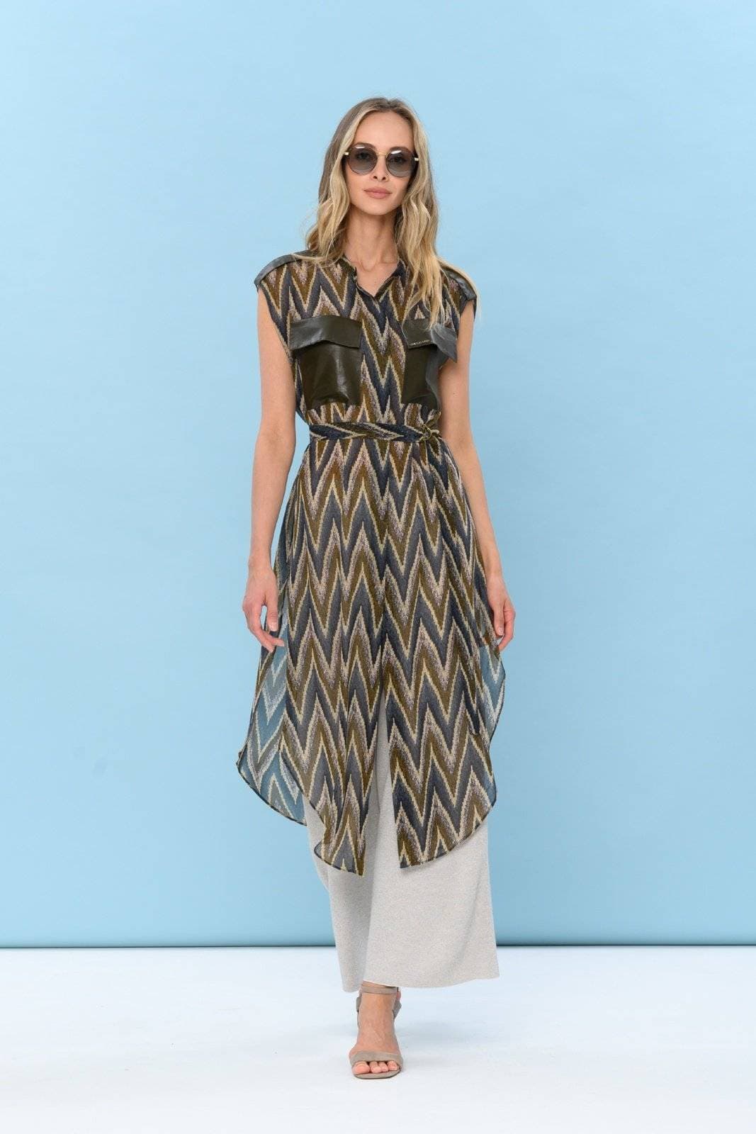 туника из нежного шифона