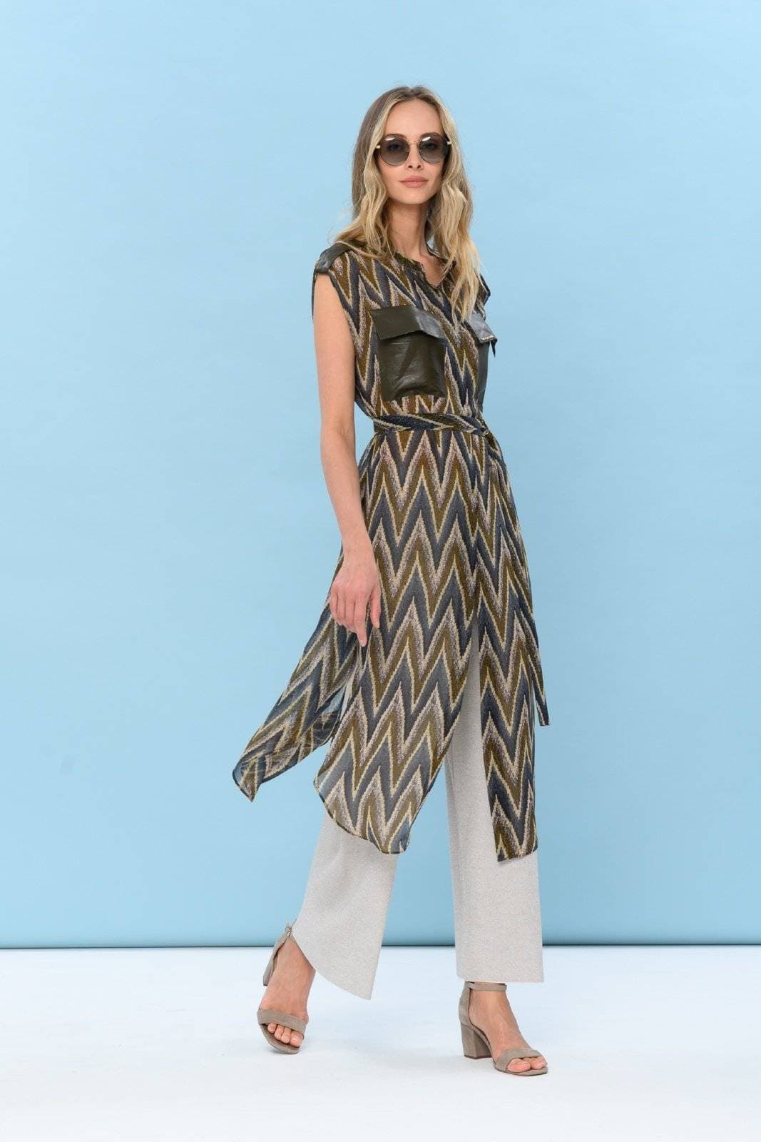 туника из нежного шифона