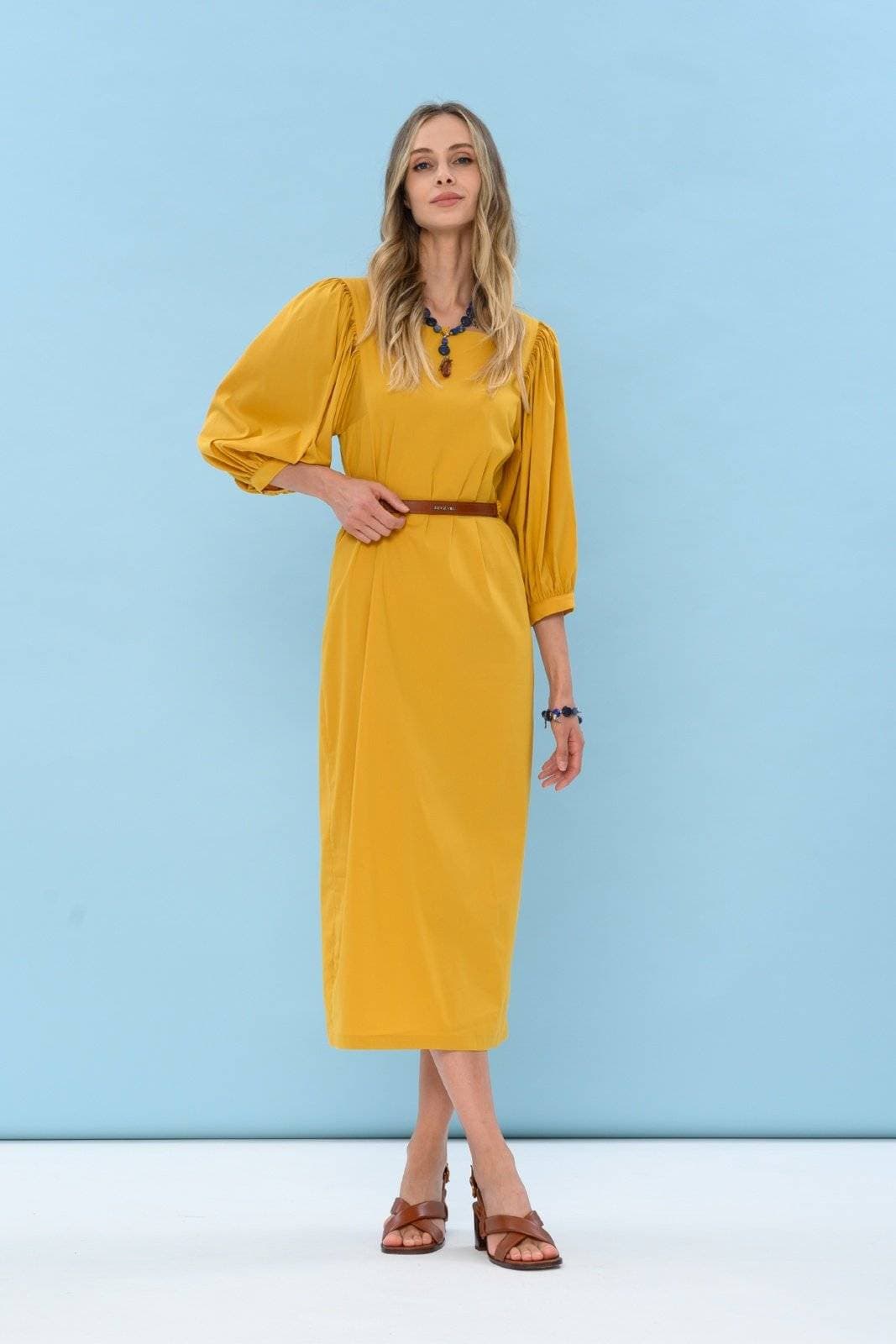 элегантное платье миди