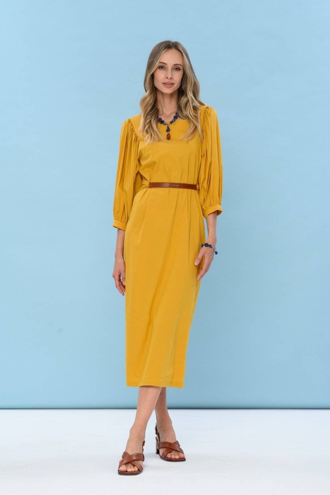 элегантное платье миди