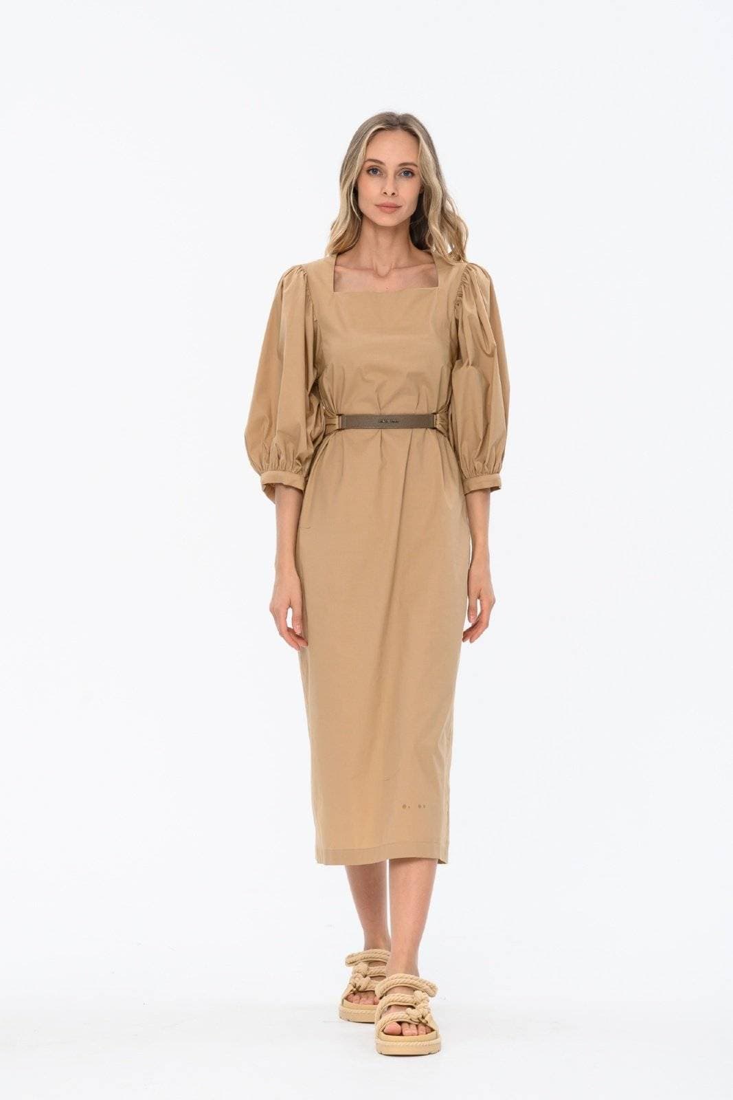 элегантное платье миди