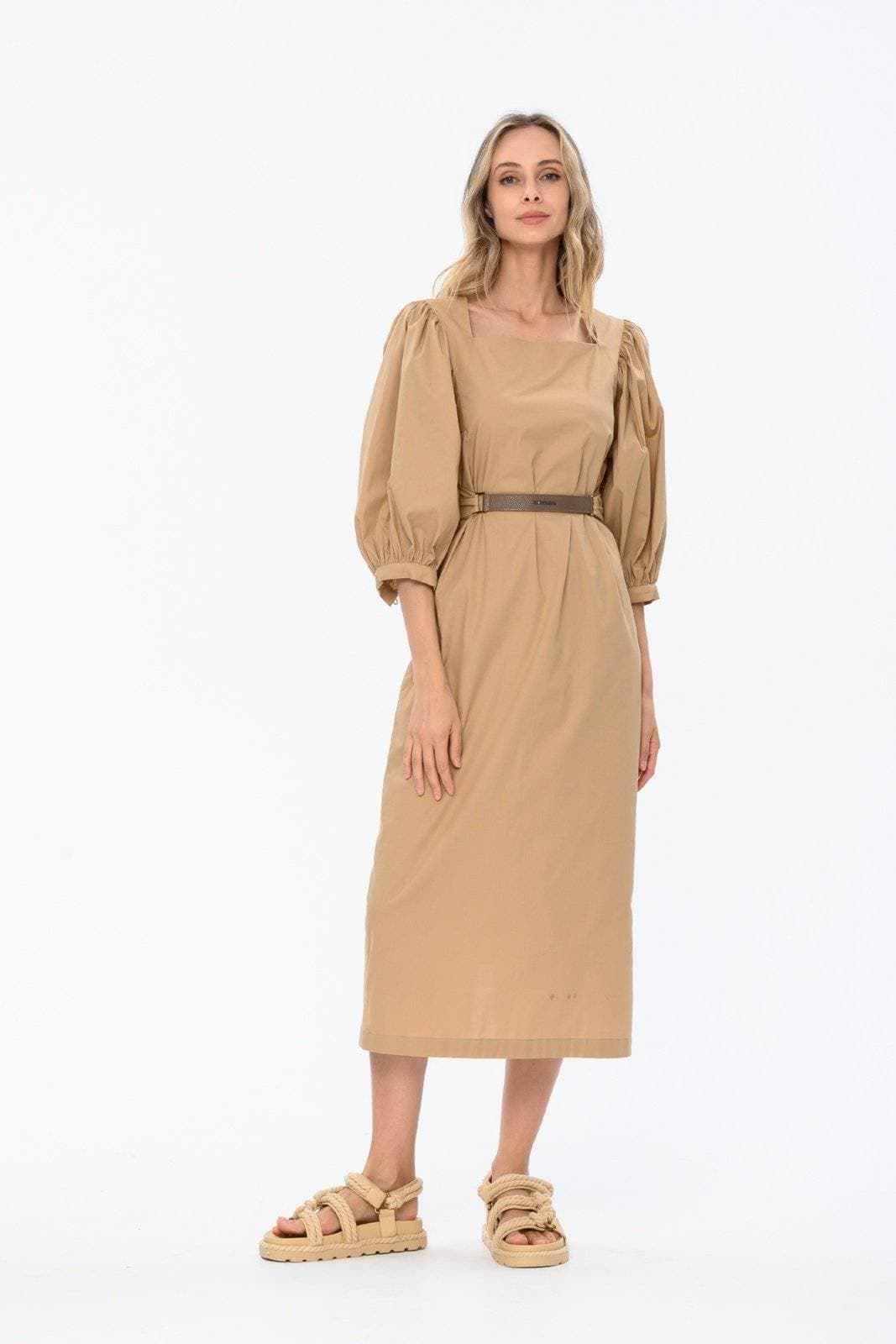 элегантное платье миди