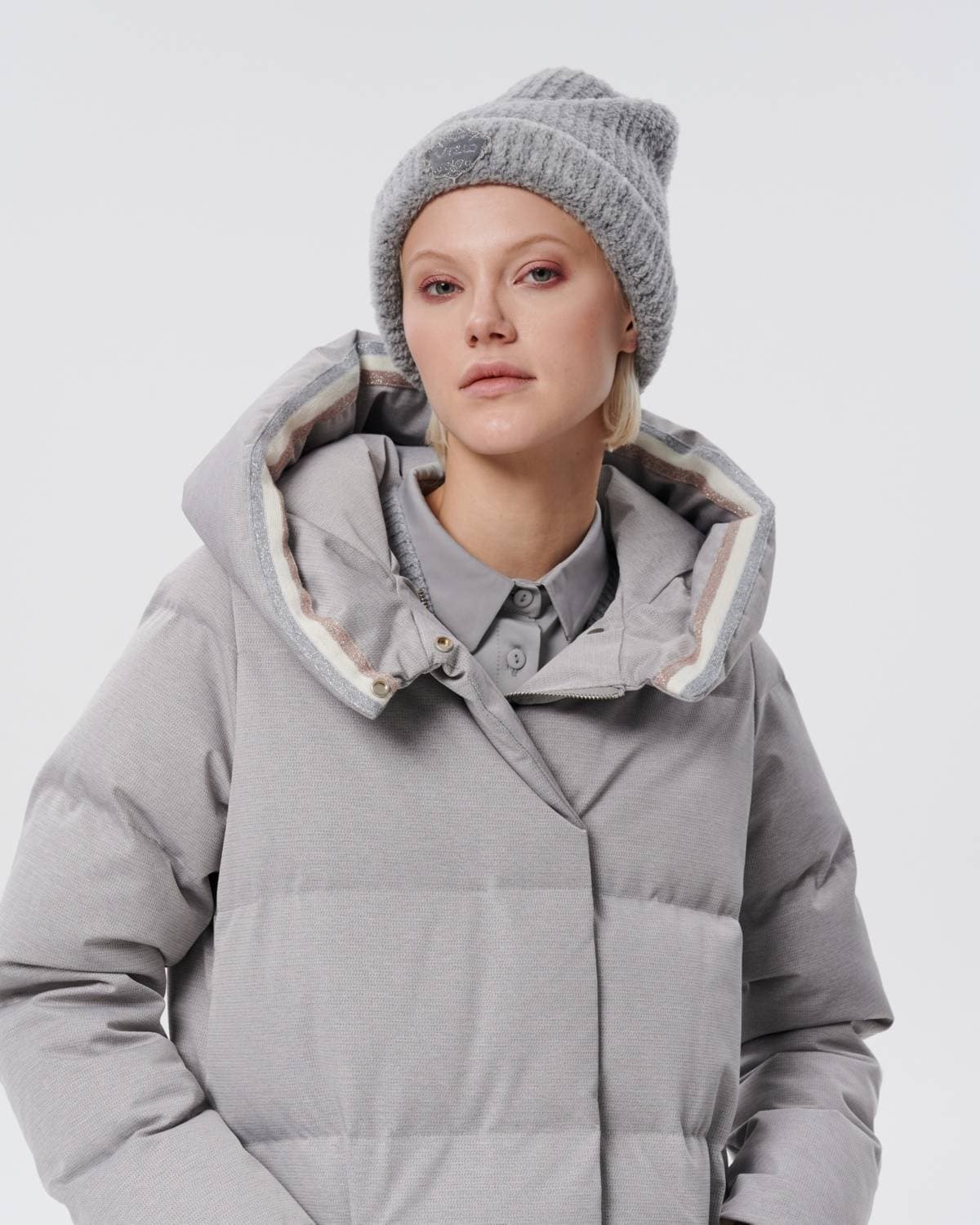 шапка из кашемира и шерсти