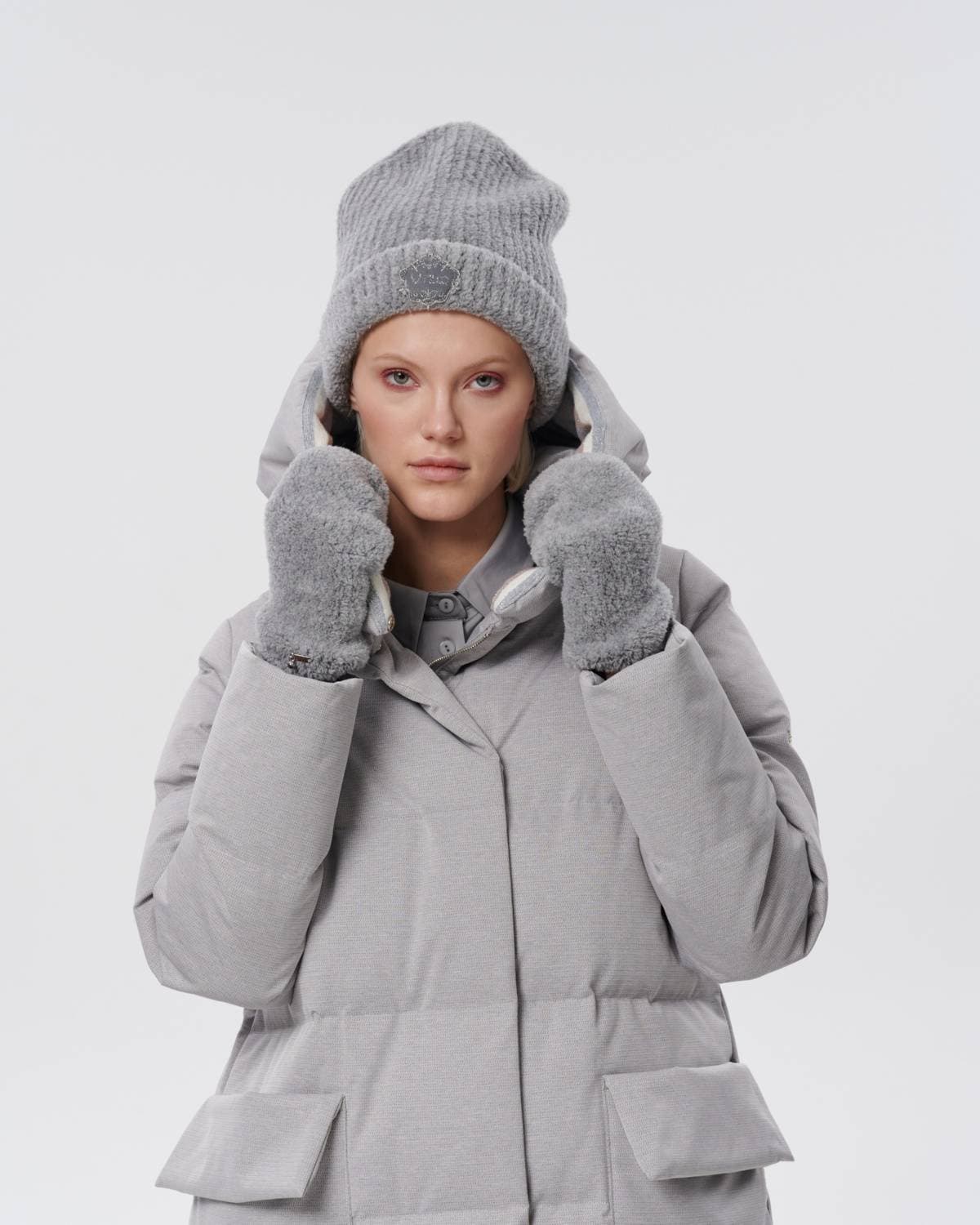 шапка из кашемира и шерсти