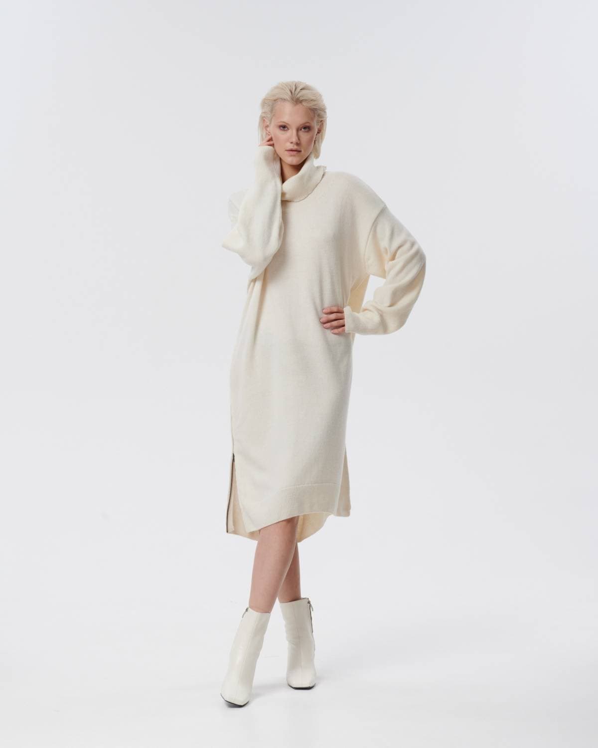 шерстяное платье