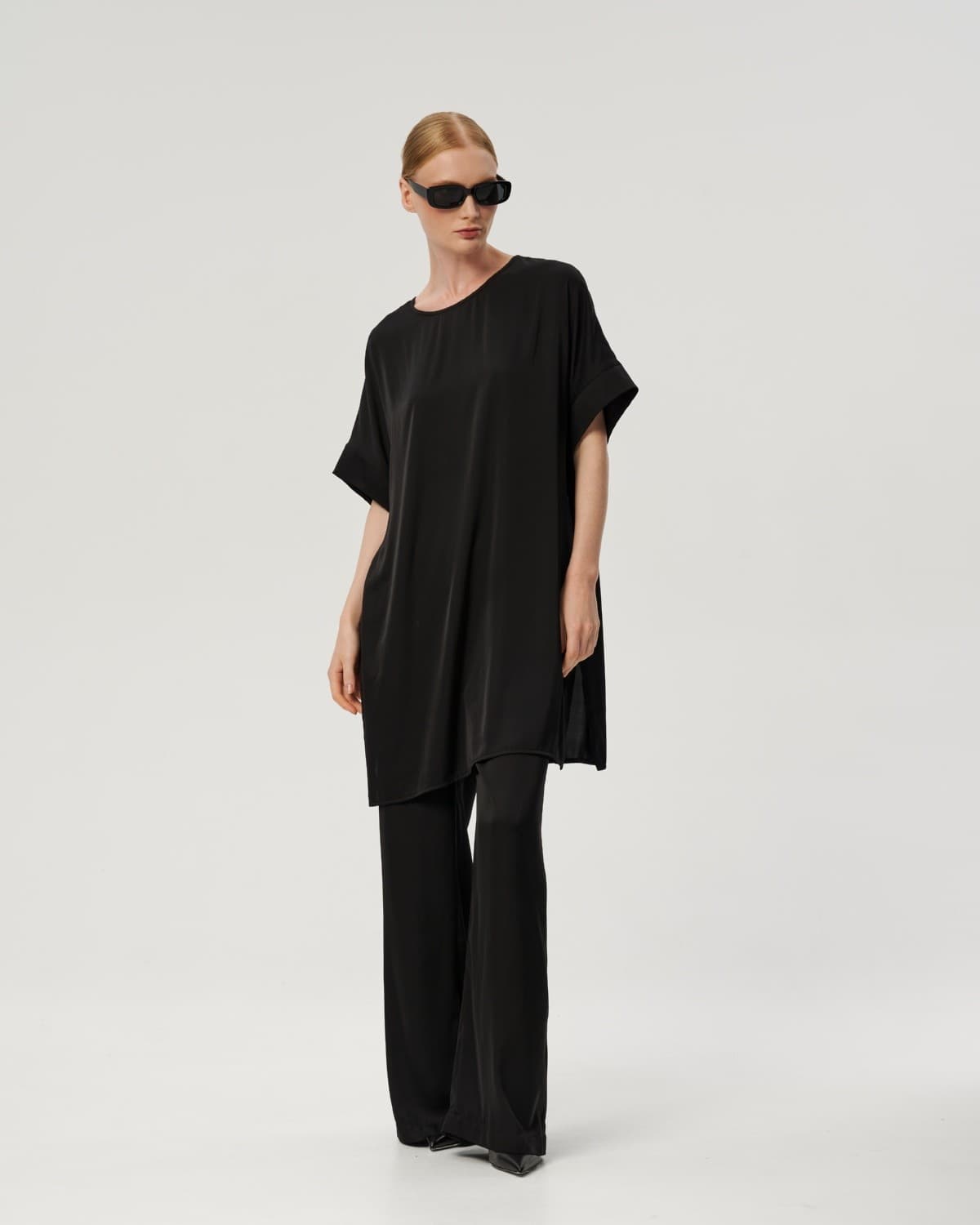 костюм из вискозного шелка