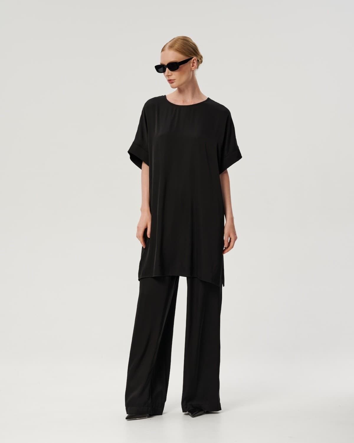 костюм из вискозного шелка