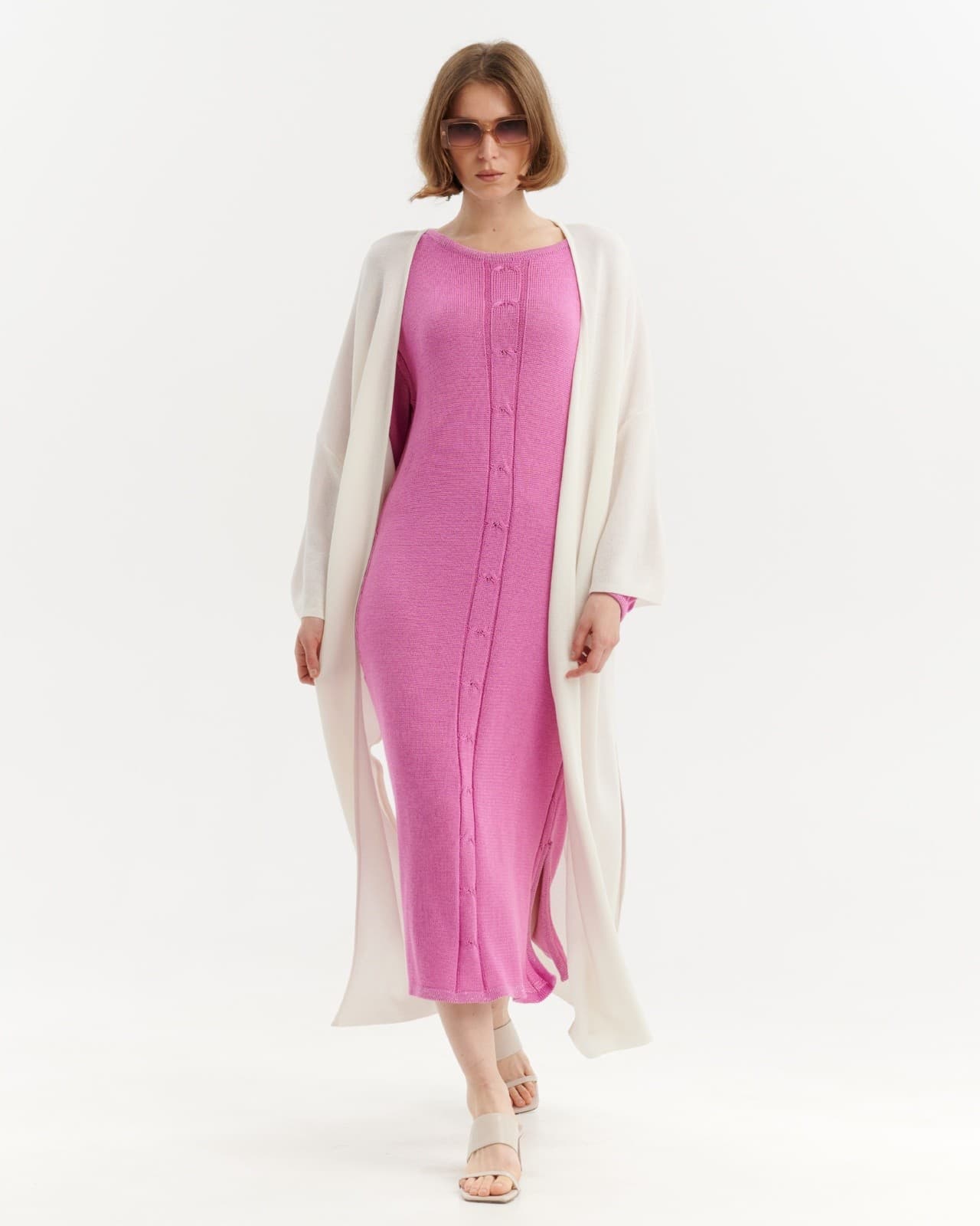 кардиган длины макси