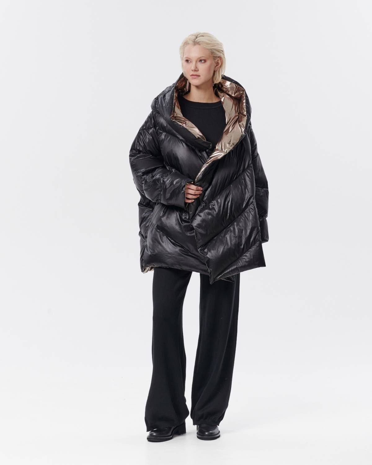 куртка пуховая двухсторонняя