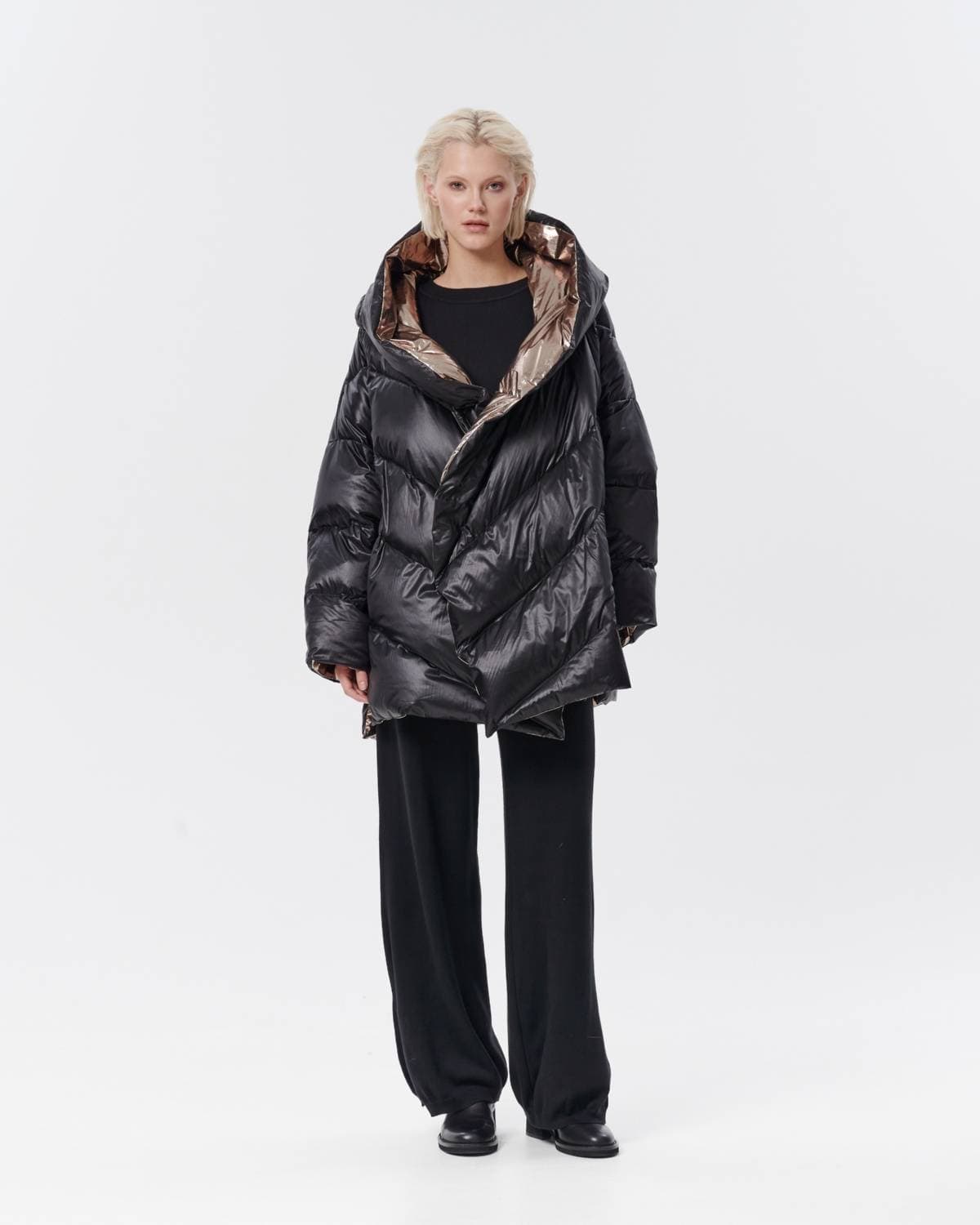 куртка пуховая двухсторонняя