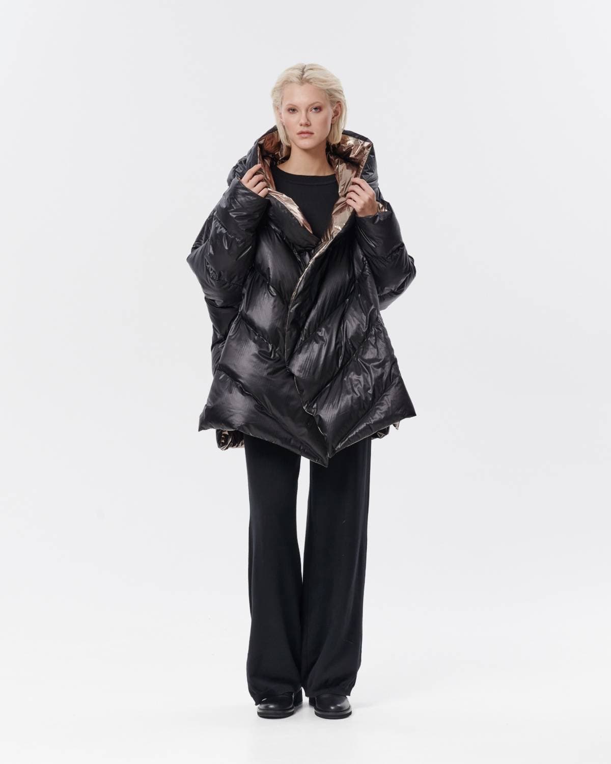 куртка пуховая двухсторонняя