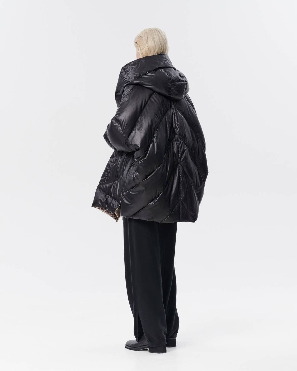 куртка пуховая двухсторонняя