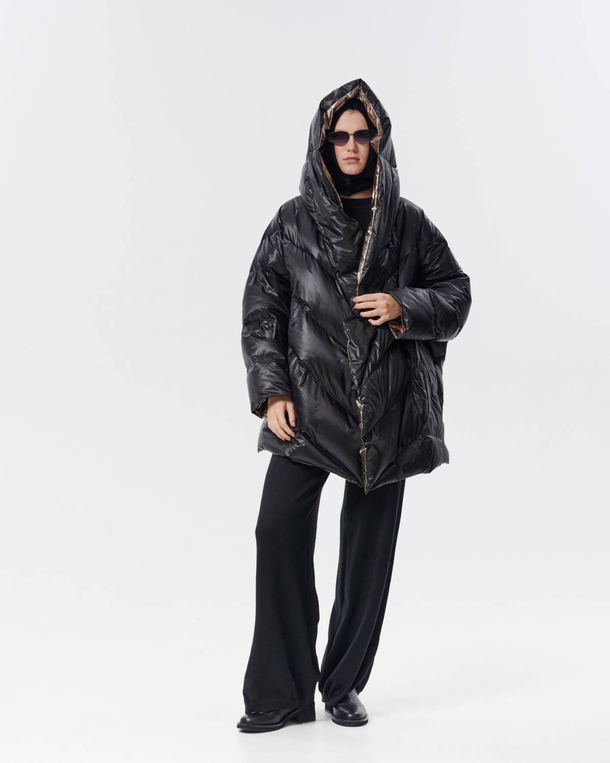 куртка пуховая двухсторонняя