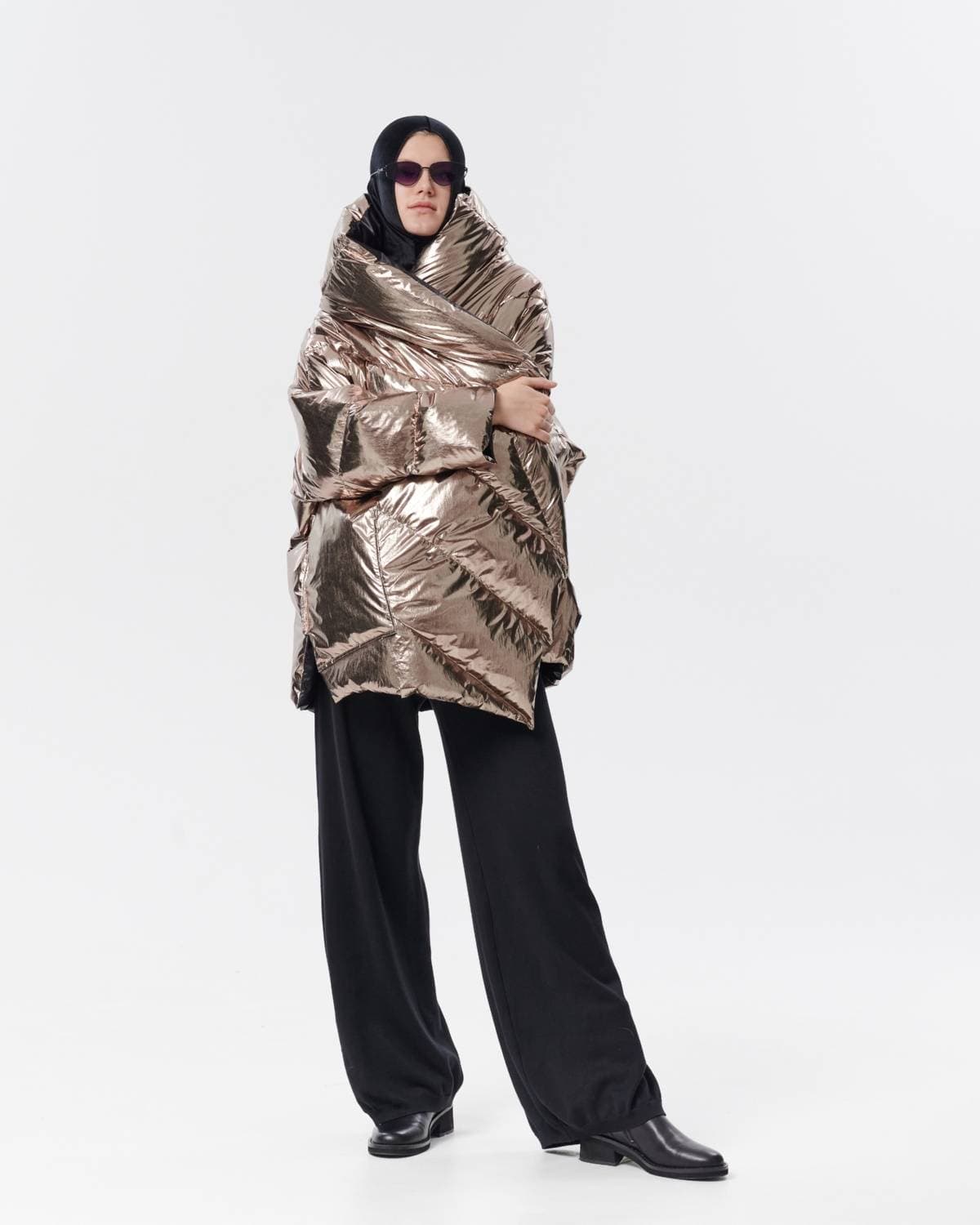 куртка пуховая двухсторонняя