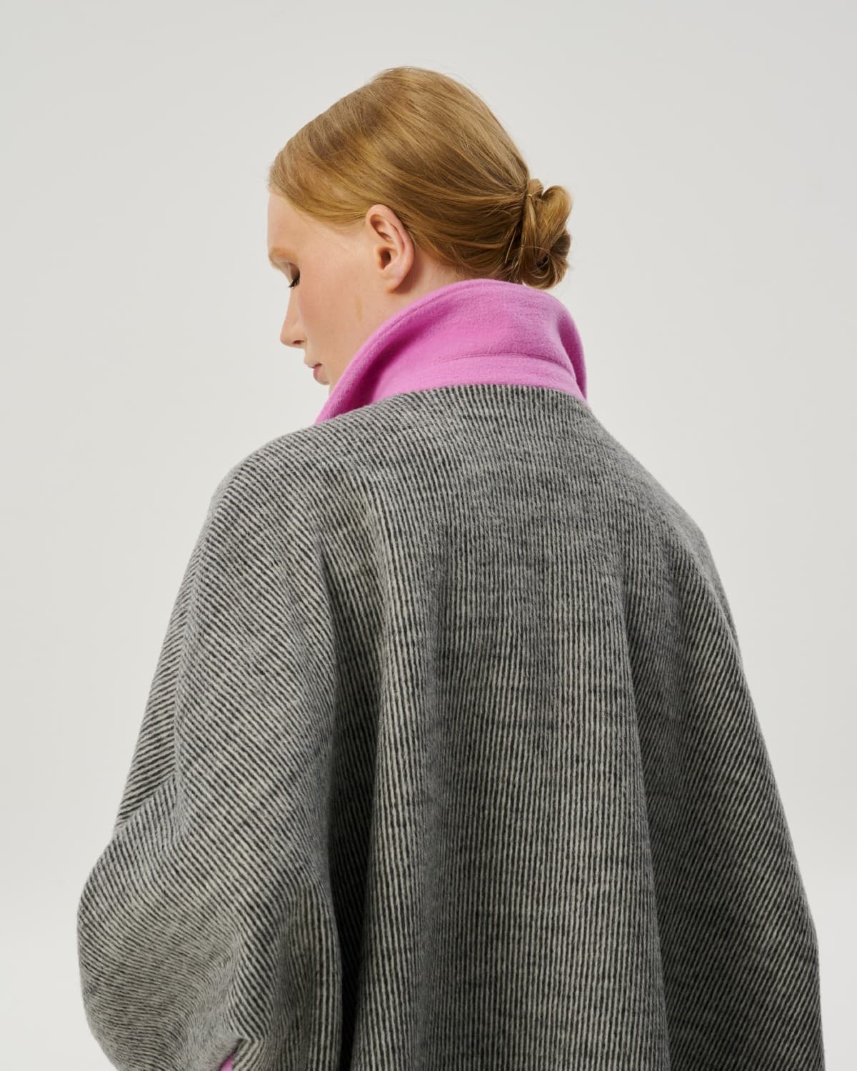 короткое пальто из смесовой шерсти