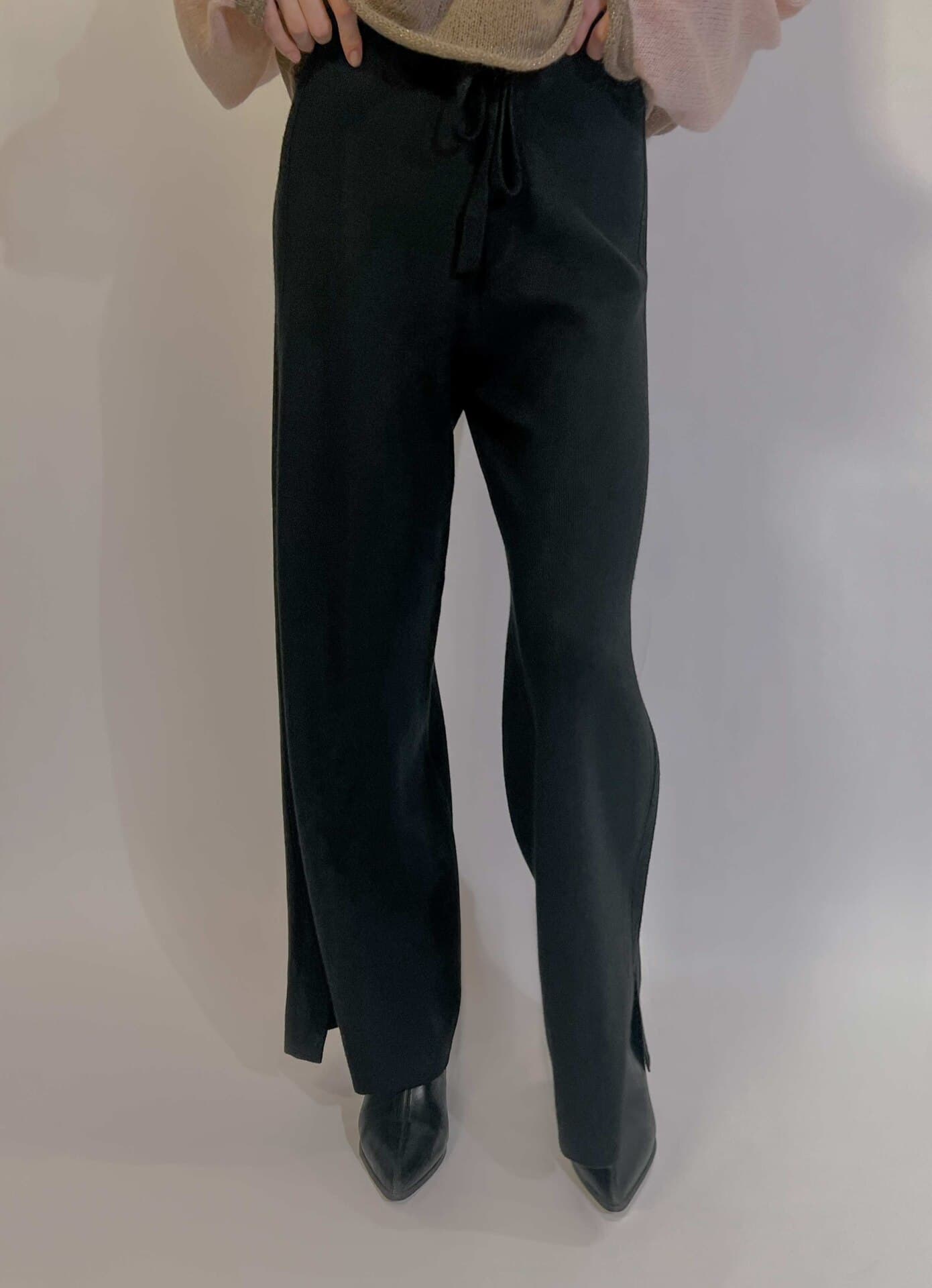 широкие базовые брюки