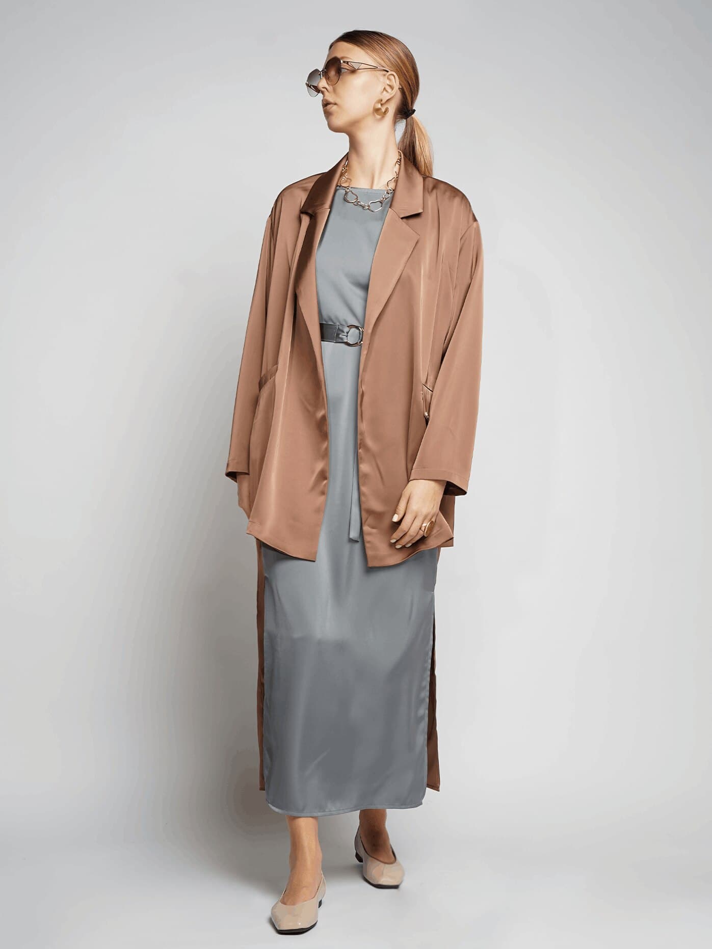 шелковый жакет