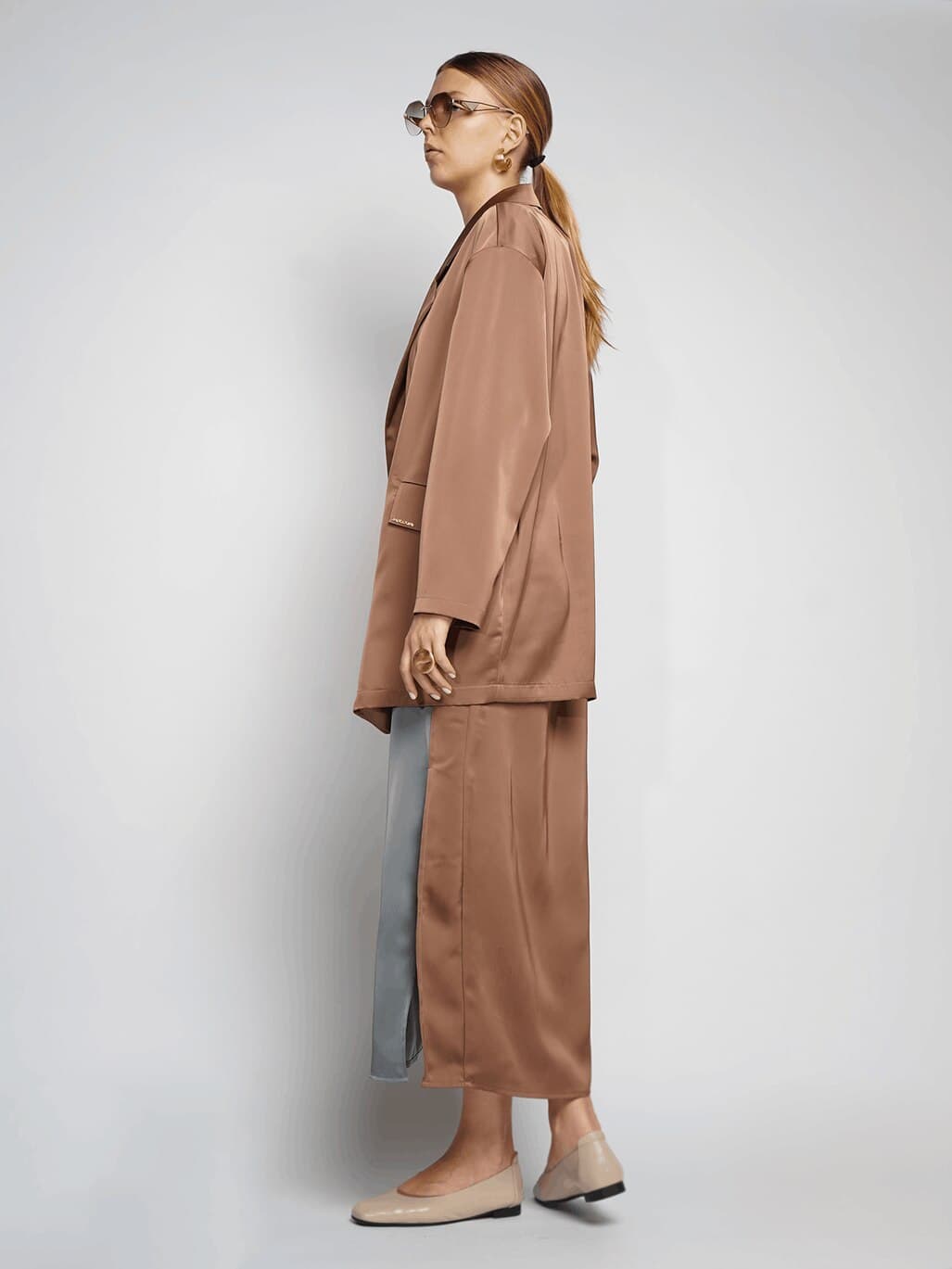 шелковый жакет