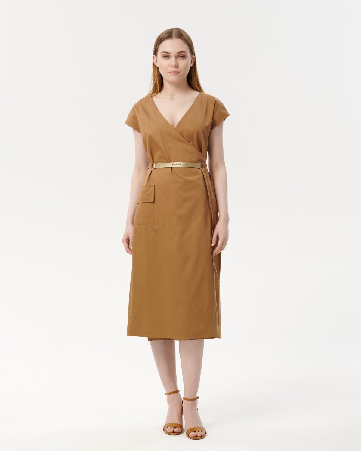 платье из смесового хлопка