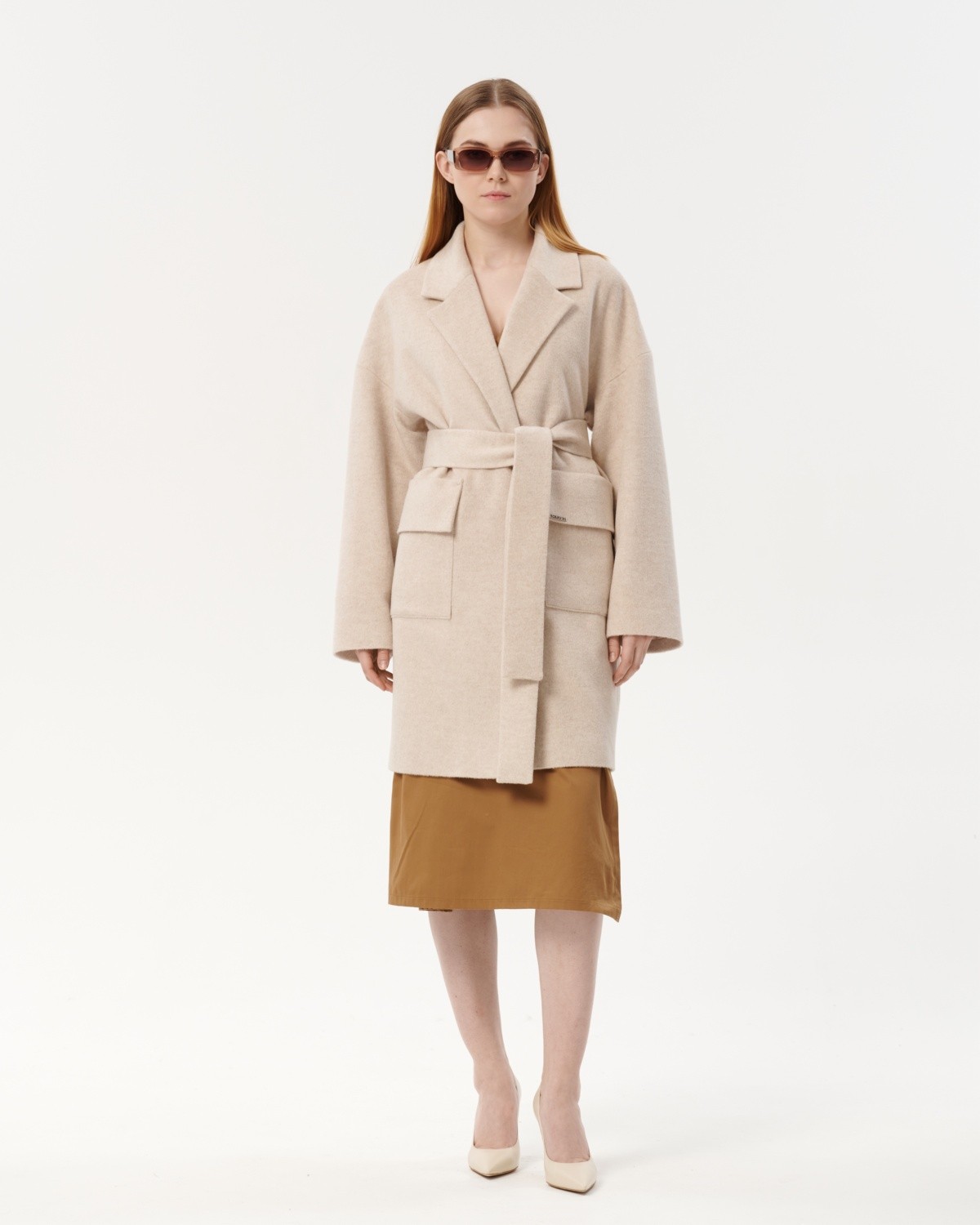 полупальто из премиальной шерсти