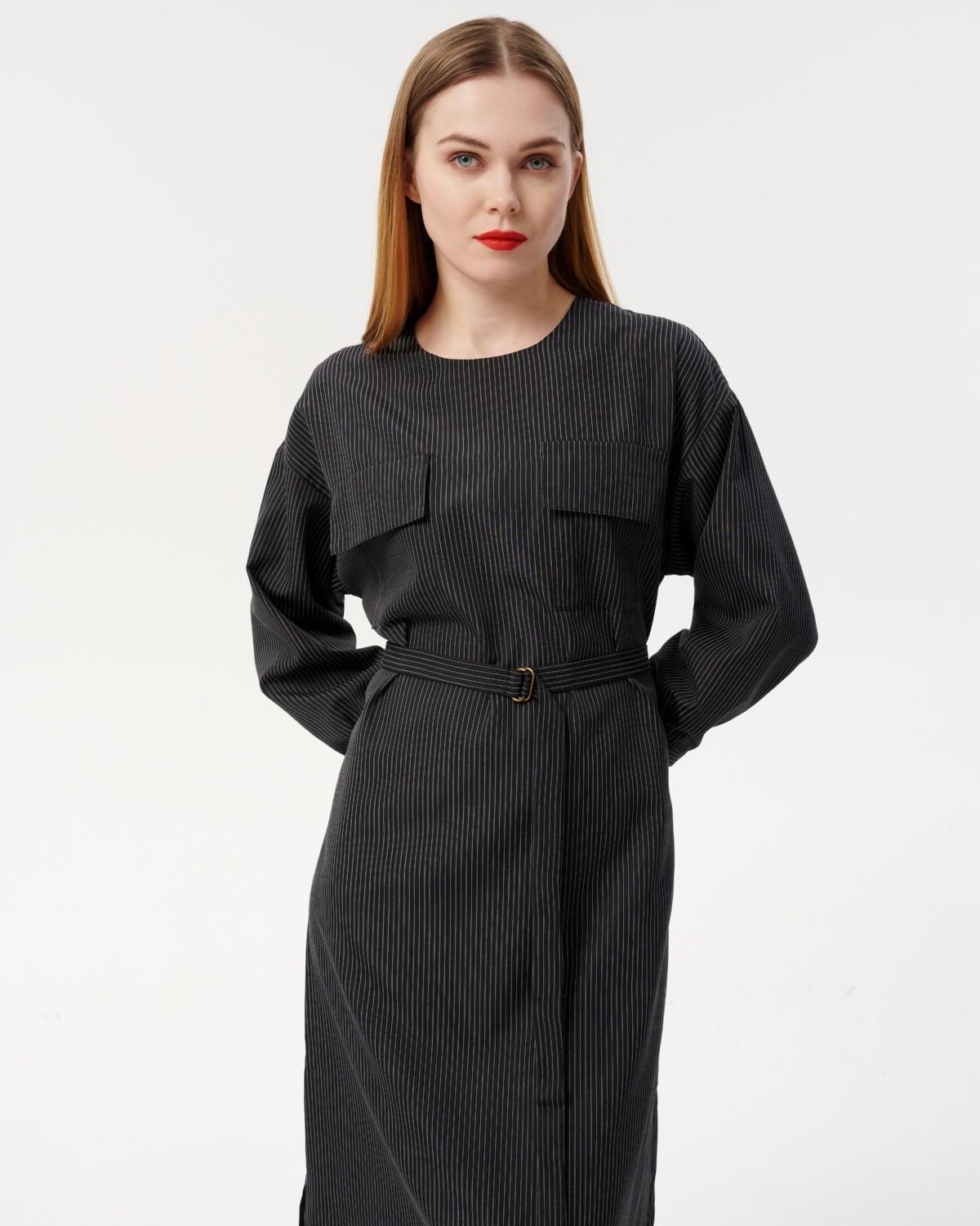 платье в полоску