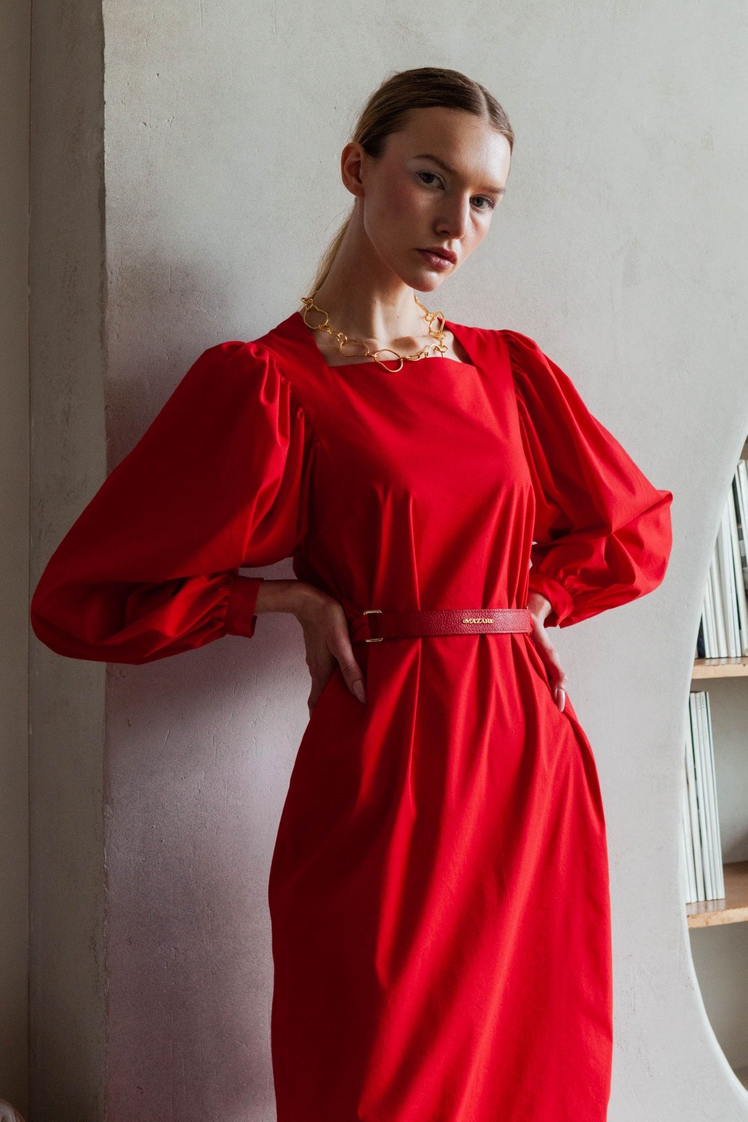 элегантное платье миди