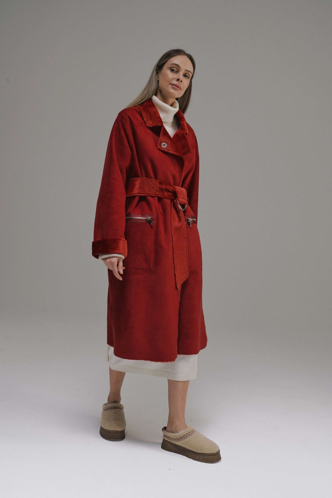 двусторонняя дубленка