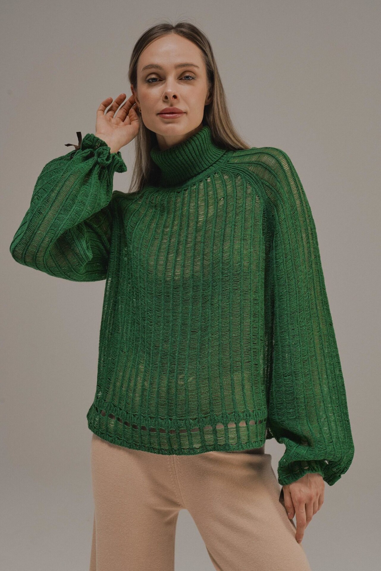 ажурный свитер