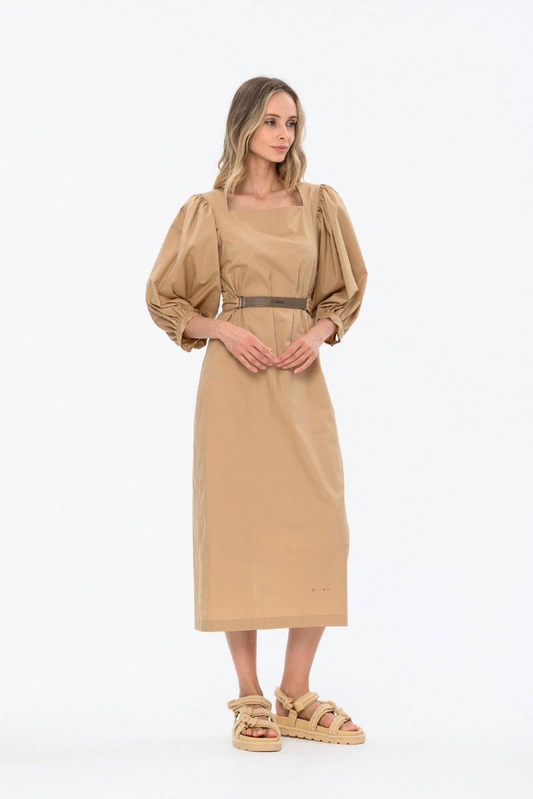 элегантное платье миди