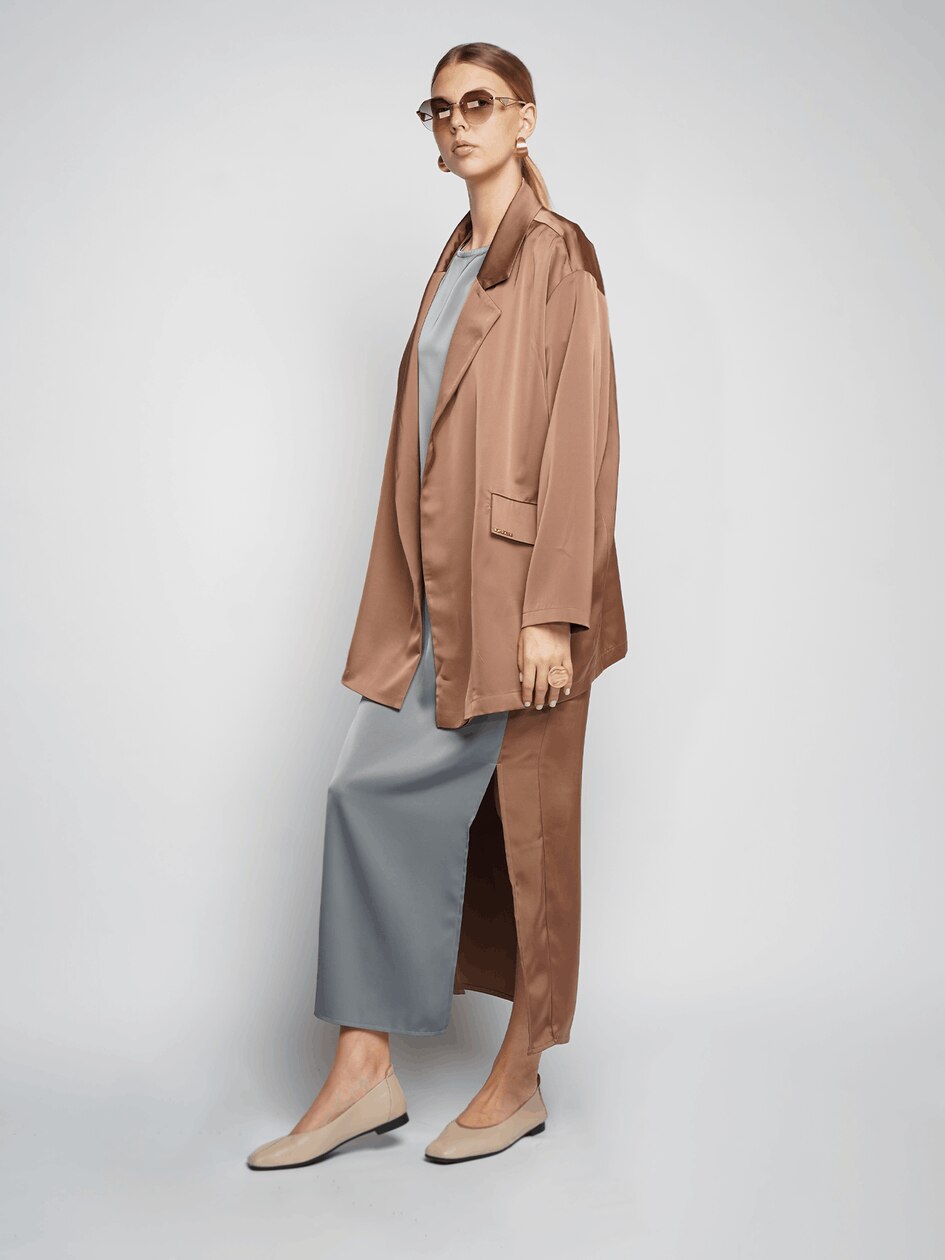 шелковый жакет